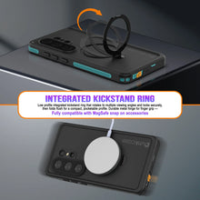Load image into Gallery viewer, Galaxy S26 Ultra Waterproof Case [Kickstud 2.0 Series] Protective IP68 Cover W/Screen Protector &amp; Kickstand [Teal]
