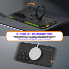 Load image into Gallery viewer, Galaxy S26 Ultra Waterproof Case [Kickstud 2.0 Series] Protective IP68 Cover W/Screen Protector &amp; Kickstand [Green]
