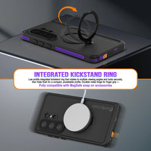 Load image into Gallery viewer, Galaxy S26 Ultra Waterproof Case [Kickstud 2.0 Series] Protective IP68 Cover W/Screen Protector &amp; Kickstand [Purple]
