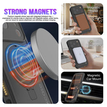 Load image into Gallery viewer, iPhone 17 Pro Max Waterproof Case [Kickstud 2.0 Series] Protective IP68 Cover W/Screen Protector &amp; Kickstand [Grey]
