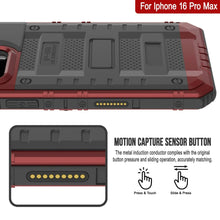 Load image into Gallery viewer, iPhone 16 Pro Max Metal Extreme 3.0 Series Aluminum Waterproof Case IP68 W/Buillt in Screen Protector &amp; Kickstand [Red]
