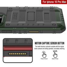 Load image into Gallery viewer, iPhone 16 Pro Max Metal Extreme 3.0 Series Aluminum Waterproof Case IP68 W/Buillt in Screen Protector &amp; Kickstand [Dark Green]
