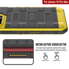 Load image into Gallery viewer, iPhone 16 Pro Max Metal Extreme 3.0 Series Aluminum Waterproof Case IP68 W/Buillt in Screen Protector &amp; Kickstand [Yellow]
