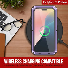 Load image into Gallery viewer, iPhone 17 Pro Max Metal Case, Heavy Duty Military Grade Armor Cover [shock proof] Full Body Hard [Dark Green]
