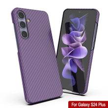 Load image into Gallery viewer, Galaxy S24 Plus Case, Punkcase CarbonShield, Heavy Duty &amp; Ultra Thin Cover [shockproof][non slip] [Purple]
