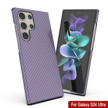 Load image into Gallery viewer, Galaxy S24 Ultra Case, Punkcase CarbonShield, Heavy Duty &amp; Ultra Thin Cover [shockproof][non slip] [Lilac]
