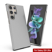 Load image into Gallery viewer, Galaxy S24 Ultra Case, Punkcase CarbonShield, Heavy Duty &amp; Ultra Thin Cover [shockproof][non slip] [White]
