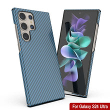 Load image into Gallery viewer, Galaxy S24 Ultra Case, Punkcase CarbonShield, Heavy Duty &amp; Ultra Thin Cover [shockproof][non slip] [Light Blue]
