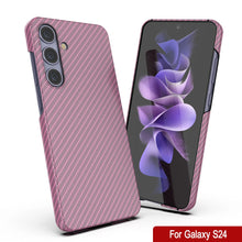 Load image into Gallery viewer, Galaxy S24 Case, Punkcase CarbonShield, Heavy Duty &amp; Ultra Thin Cover [shockproof][non slip] [Pink]
