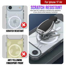 Load image into Gallery viewer, Punkcase iPhone 17 Air Magnetic Wireless Charging Case [ClearMag Series][Black]
