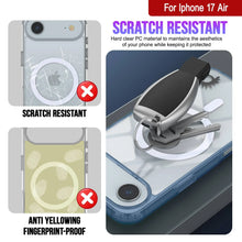 Load image into Gallery viewer, Punkcase iPhone 17 Air Magnetic Wireless Charging Case [ClearMag Series][Navy]
