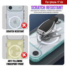 Load image into Gallery viewer, Punkcase iPhone 17 Air Magnetic Wireless Charging Case [ClearMag Series][Teal]
