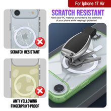 Load image into Gallery viewer, Punkcase iPhone 17 Air Magnetic Wireless Charging Case [ClearMag Series][Green]

