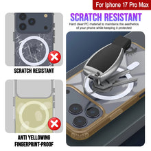 Load image into Gallery viewer, Punkcase iPhone 17 Pro Max Magnetic Wireless Charging Case [ClearMag Series][Gold]
