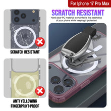 Load image into Gallery viewer, Punkcase iPhone 17 Pro Max Magnetic Wireless Charging Case [ClearMag Series][Rose]
