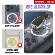 Load image into Gallery viewer, Punkcase iPhone 17 Pro Max Magnetic Wireless Charging Case [ClearMag Series][Silver]
