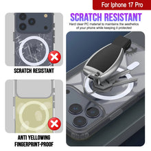 Load image into Gallery viewer, Punkcase iPhone 17 Pro Magnetic Wireless Charging Case [ClearMag Series][Silver]

