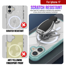 Load image into Gallery viewer, Punkcase iPhone 17 Magnetic Wireless Charging Case [ClearMag Series][Teal]
