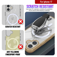 Load image into Gallery viewer, Punkcase iPhone 17 Magnetic Wireless Charging Case [ClearMag Series][Gold]
