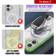 Load image into Gallery viewer, Punkcase iPhone 17 Magnetic Wireless Charging Case [ClearMag Series][Green]
