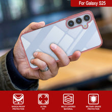 Load image into Gallery viewer, Galaxy S25 Case [Clear Acrylic Series] [Non-Slip] For Galaxy S25 [Red]
