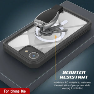iPhone 16e  Waterproof Case, Punkcase [Extreme Mag Series] Armor Cover W/ Built In Screen Protector [Purple]