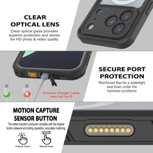 Load image into Gallery viewer, iPhone 17 Pro Max Waterproof Case, Punkcase [Extreme Mag Series] Armor Cover W/ Built In Screen Protector [Green]
