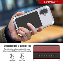 Load image into Gallery viewer, iPhone 17 Metal Case, Heavy Duty Military Grade Armor Cover [shock proof] Full Body Hard [White]
