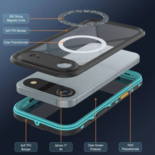 Load image into Gallery viewer, iPhone 17 Air Waterproof IP68 Case, Punkcase [Teal] [StudStar Series] [Slim Fit]
