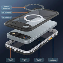 Load image into Gallery viewer, iPhone 17 Air Waterproof IP68 Case, Punkcase [White] [StudStar Series] [Slim Fit] [Dirtproof]
