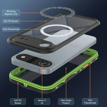 Load image into Gallery viewer, iPhone 17 Air Waterproof IP68 Case, Punkcase [Light green] [StudStar Series] [Slim Fit] [Dirtproof]
