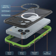 Load image into Gallery viewer, iPhone 17 Pro Max Waterproof IP68 Case, Punkcase [Light green] [StudStar Series] [Slim Fit] [Dirtproof]
