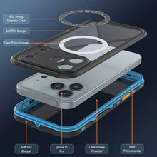 Load image into Gallery viewer, iPhone 17 Pro Waterproof IP68 Case, Punkcase [Light blue] [StudStar Series] [Slim Fit] [Dirtproof]
