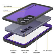 Load image into Gallery viewer, Galaxy S25+ Plus Waterproof Case PunkCase StudStar Purple Thin 6.7ft Underwater IP68 Shock/Snow Proof
