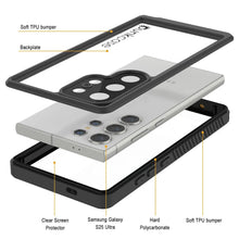 Load image into Gallery viewer, Galaxy S25 Ultra Waterproof Case PunkCase StudStar Clear Thin 6.6ft Underwater IP68 Shock/Snow Proof
