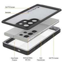 Load image into Gallery viewer, Galaxy S25 Ultra Waterproof Case, Punkcase StudStar White Thin 6.6ft Underwater IP68 Shock/Snow Proof
