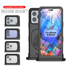 Load image into Gallery viewer, Punkcase Universal 2.0 Waterproof Phone Case for 6.7–6.9&quot; [Black]
