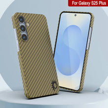 Load image into Gallery viewer, Punkcase Galaxy S25 Plus Carbon Fiber Case [AramidShield Series] Ultra Slim &amp; Light Kevlar [Rose]
