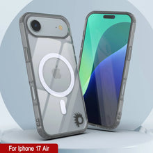 Load image into Gallery viewer, Punkcase iPhone 17 Air Magnetic Wireless Charging Case [ClearMag Series][Silver]
