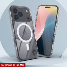 Load image into Gallery viewer, Punkcase iPhone 17 Pro Max Magnetic Wireless Charging Case [ClearMag Series][Clear]
