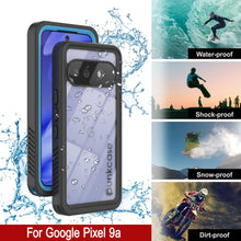 Load image into Gallery viewer, Google Pixel 9a Waterproof Case, Punkcase [Extreme Series] Armor Cover W/ Built In Screen Protector [Light Blue]
