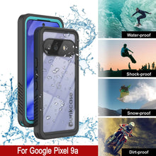 Load image into Gallery viewer, Google Pixel 9a Waterproof Case, Punkcase [Extreme Series] Armor Cover W/ Built In Screen Protector [Teal]
