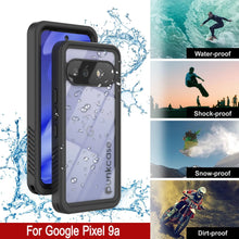 Load image into Gallery viewer, Google Pixel 9a Waterproof Case, Punkcase [Extreme Series] Armor Cover W/ Built In Screen Protector [Black]
