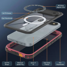 Load image into Gallery viewer, iPhone 17 Air Waterproof Case, Punkcase [Extreme Series] Armor Cover W/ Built In Screen Protector [Pink]
