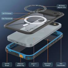 Load image into Gallery viewer, iPhone 17 Air Waterproof Case, Punkcase [Extreme Series] Armor Cover W/ Built In Screen Protector [Light Blue]
