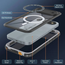 Load image into Gallery viewer, iPhone 17 Air Waterproof Case, Punkcase [Extreme Series] Armor Cover W/ Built In Screen Protector [White]
