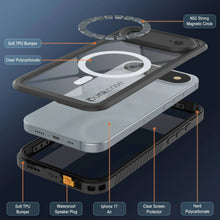 Load image into Gallery viewer, iPhone 17 Air Waterproof Case, Punkcase [Extreme Series] Armor Cover W/ Built In Screen Protector [Black]
