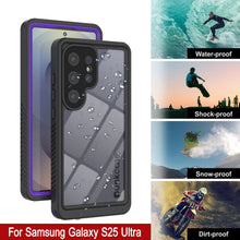Load image into Gallery viewer, Galaxy S25 Ultra Water/ Shockproof [Extreme Series] With Screen Protector Case [Purple]

