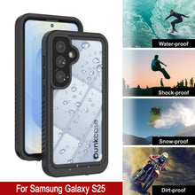 Load image into Gallery viewer, Galaxy S25 Water/ Shockproof [Extreme Series] With Screen Protector Case [Black]
