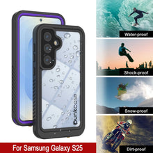 Load image into Gallery viewer, Galaxy S25 Water/ Shockproof [Extreme Series] With Screen Protector Case [Purple]
